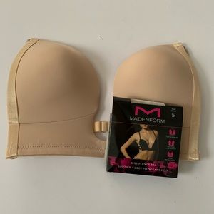 Maiden form Sexy Plunge Convertible Bra 34-38 B-D